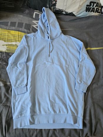 Sweat long à capuche