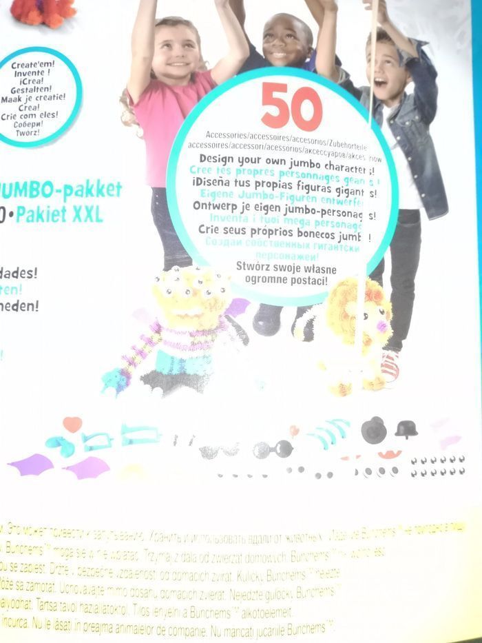 Bunchems COMPLET jumbo coffret géant 1000+ pièces avec notice - photo numéro 4