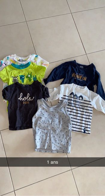 Lot tee-shirts garçon