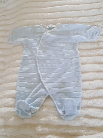 Pyjama velours mixte 1 mois