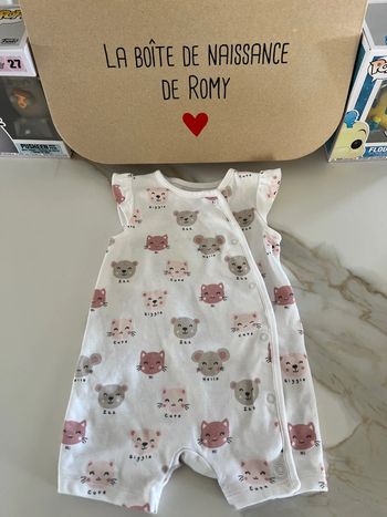 Combi short C&A 3-6 mois