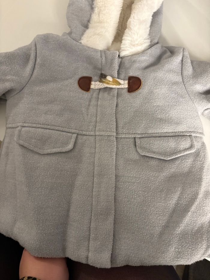 Manteau bebe fille 6 mois fouré - photo numéro 4