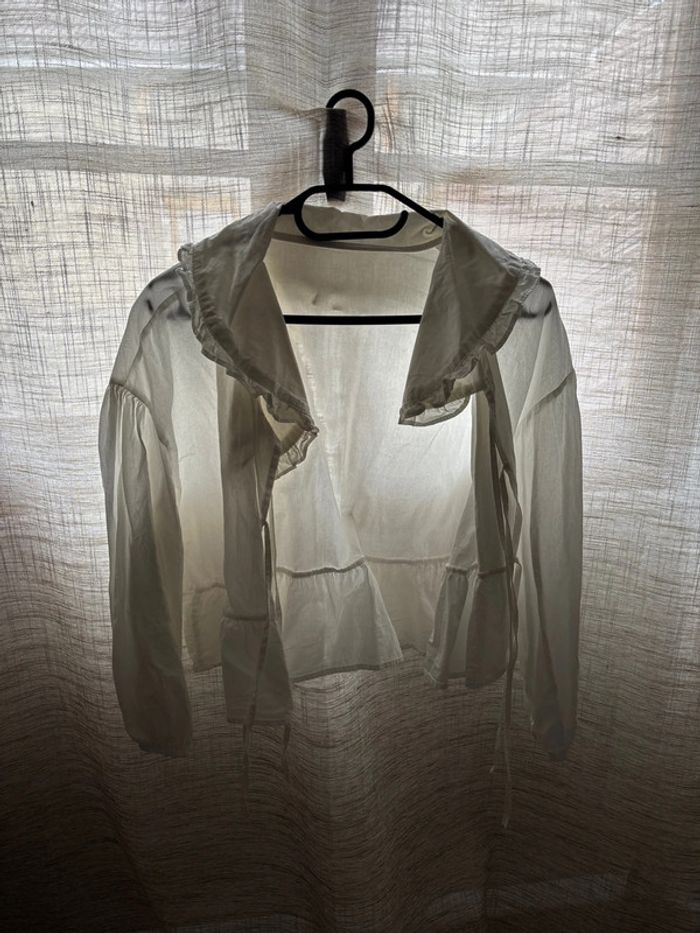 Blouse avec col