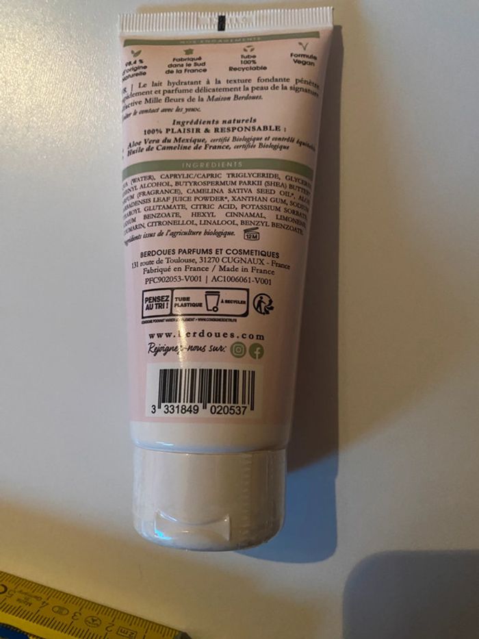 Lait corps Berdoues Mille fleurs Précieuses 100 ml - photo numéro 2
