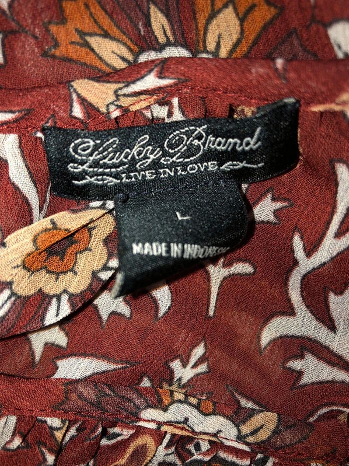 Blouse fluide manches longues 40/42 - photo numéro 4