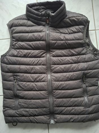 Doudoune sans manche kaki