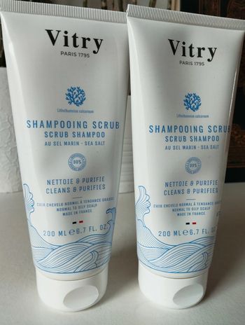Lot de 2 shampooing scub