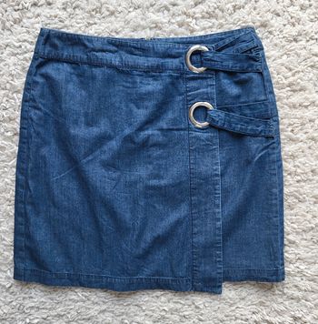 Jupe en jean léger bleue foncée Bréal Taille 38