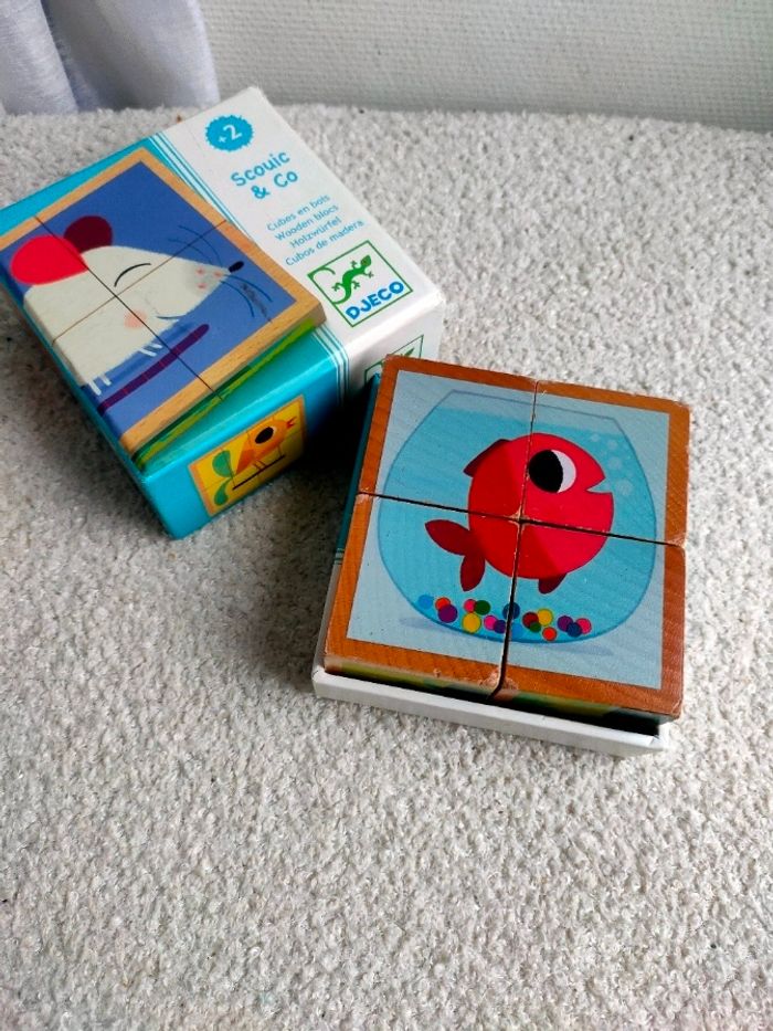 Puzzle cube en bois Djeco - photo numéro 2