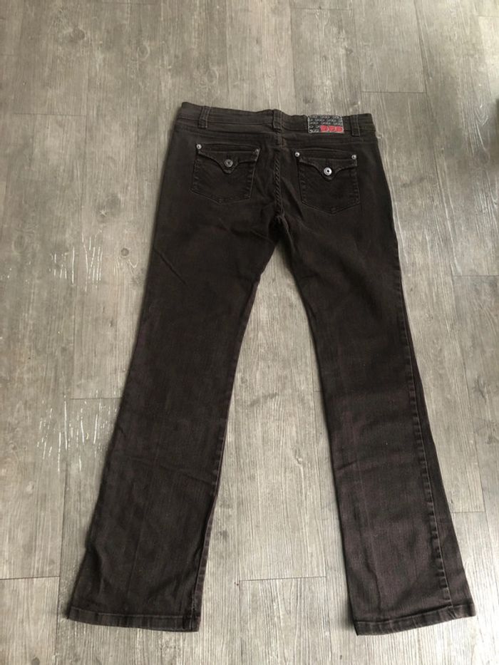 Jeans marron T42 - photo numéro 3