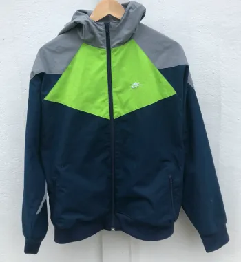 Nike windbreaker tracksuit blue green grey Mens M
