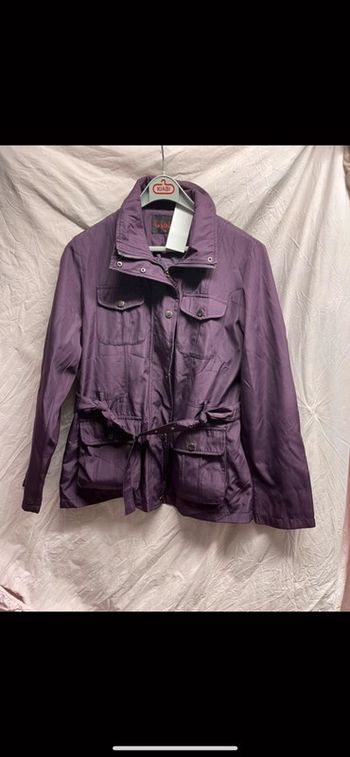 Manteau violet taille m