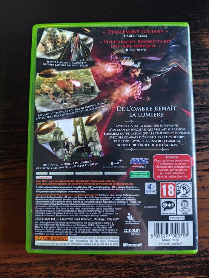 Bayonetta collector Xbox 360 - photo numéro 6