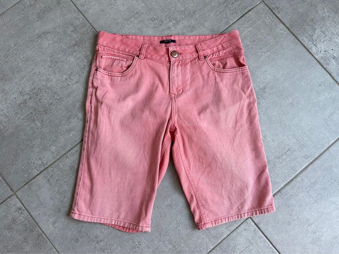 Bermuda jean rose corail - Kiabi - T. 38