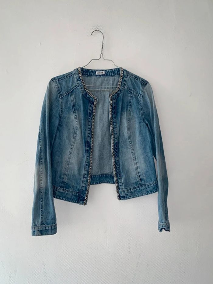 Veste en jeans bleu femme taille 40