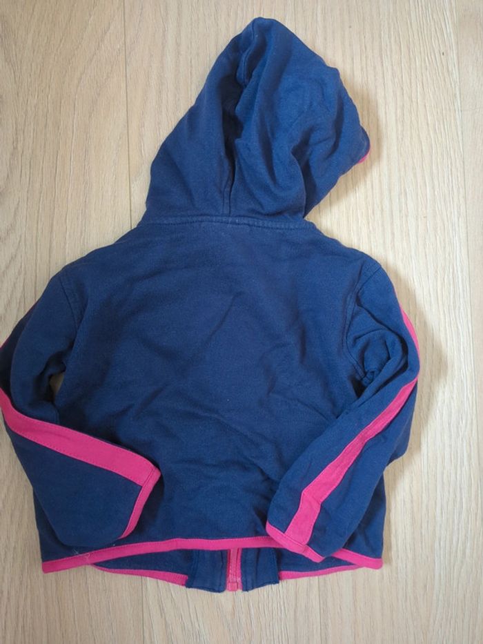 Veste survêtement capuche fille - photo numéro 2