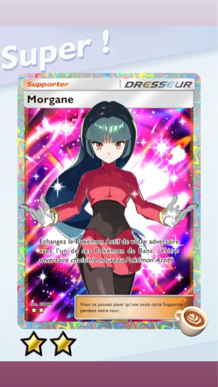 Morgane Pokemon tcg pocket