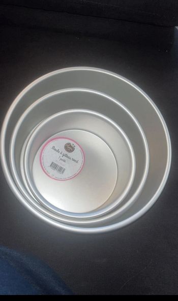 Lot de 3 moules Cake design