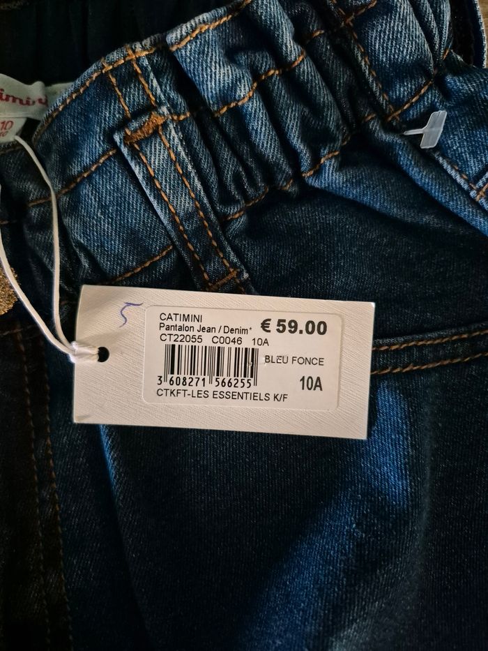 Jean Denim fille Catimini 10 ans - photo numéro 8