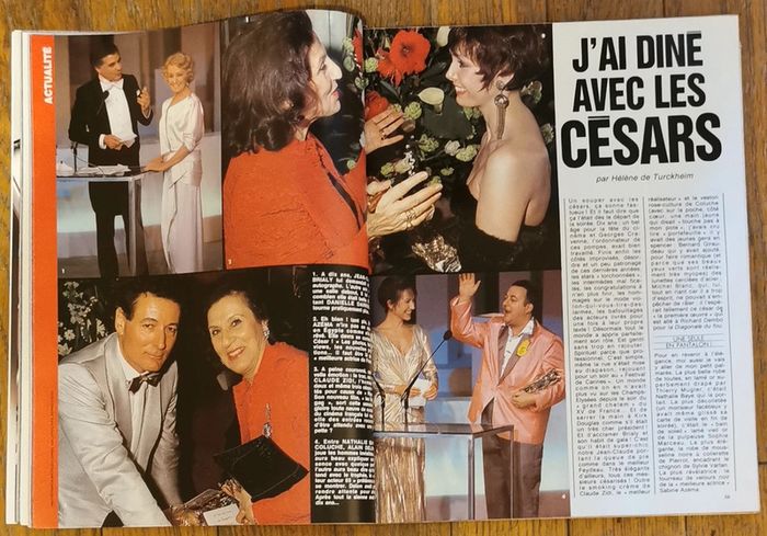 Ancien magazine Madame figaro Mireille Mathieu 1985 N°12603 vintage - photo numéro 8