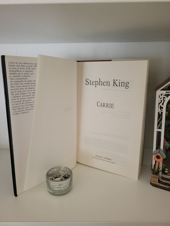 Roman Carrie de Stephen King Édition France Loisirs - photo numéro 5
