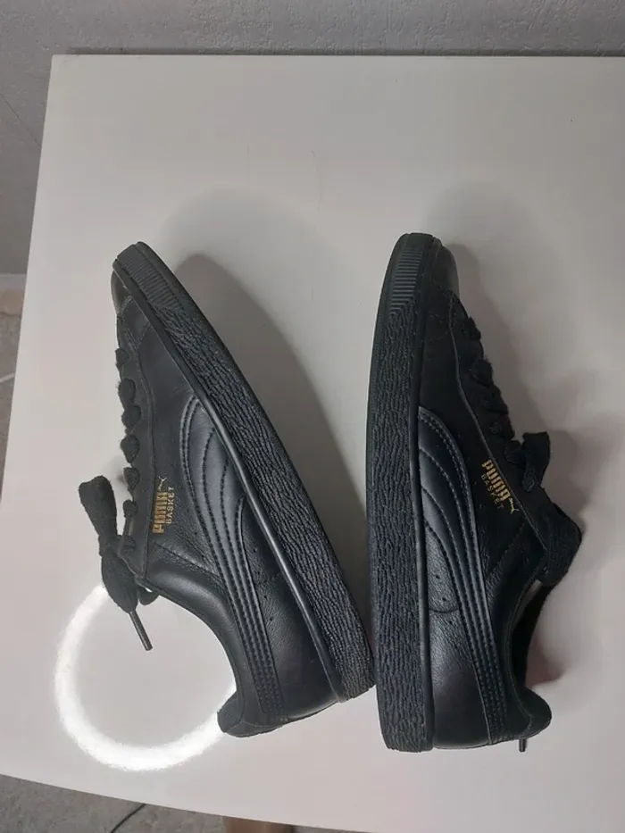 Basket noir et doré "Puma" - photo numéro 4