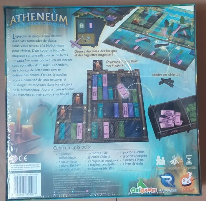 Atheneum - Jeu de société sous emballage - Prix Ferme - photo numéro 2
