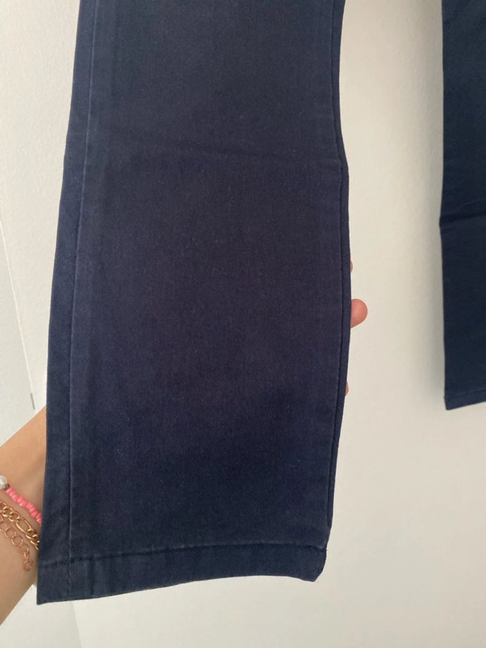 Pantalon droit bleu marine Enfant Garçons 10 ans Zara - photo numéro 3