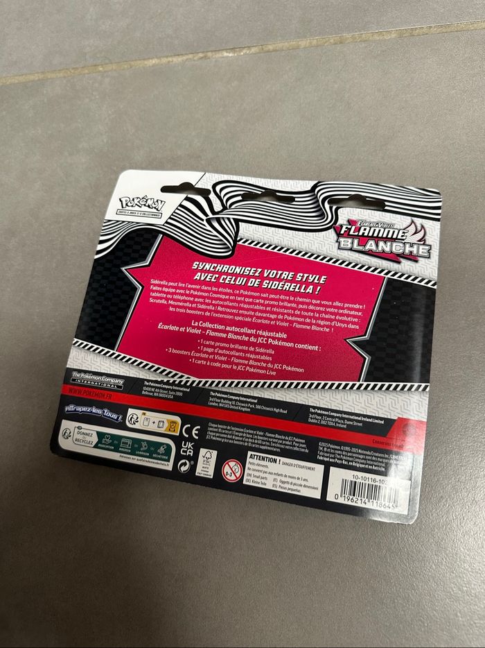 Tripack Flamme Blanche EV10.5 Pokémon - photo numéro 2