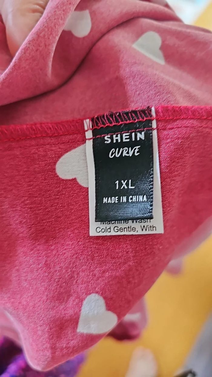 Robe été cœur rouge Shein 1XL - photo numéro 3