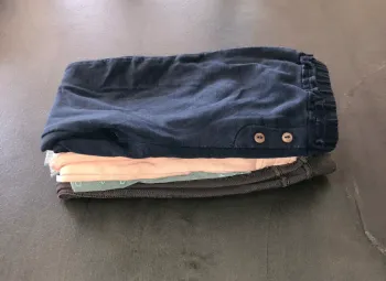 Lot pantalon legging fille