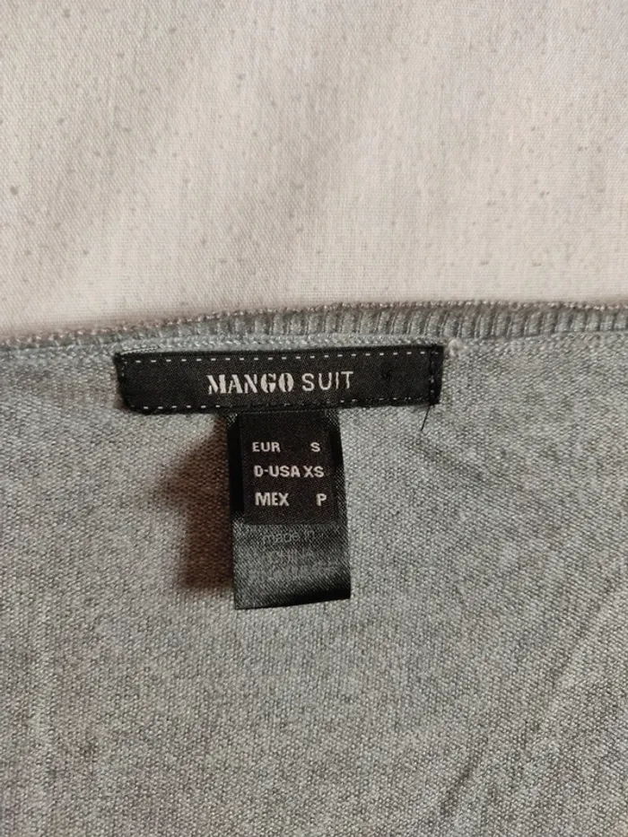 Robe pull Mango grise taille S - photo numéro 3