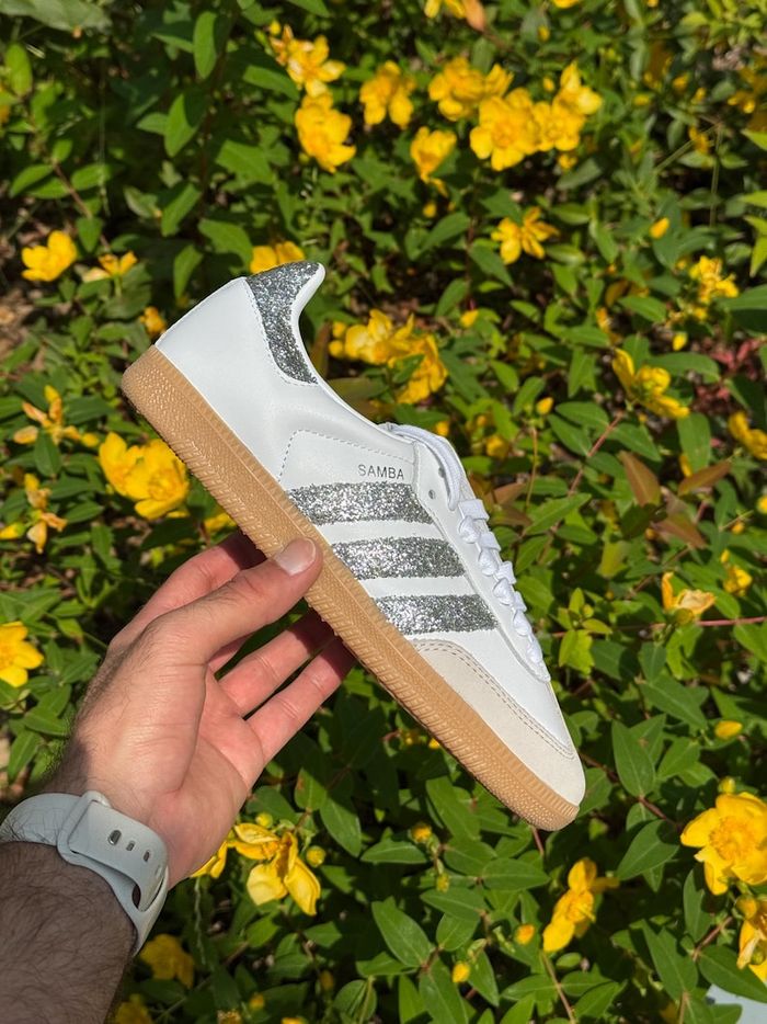 Adidas samba white glitter shine - photo numéro 4