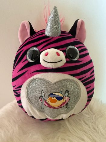 Peluches Rainbocorns - Eggzania Peluche Zèbre Rose très bon état