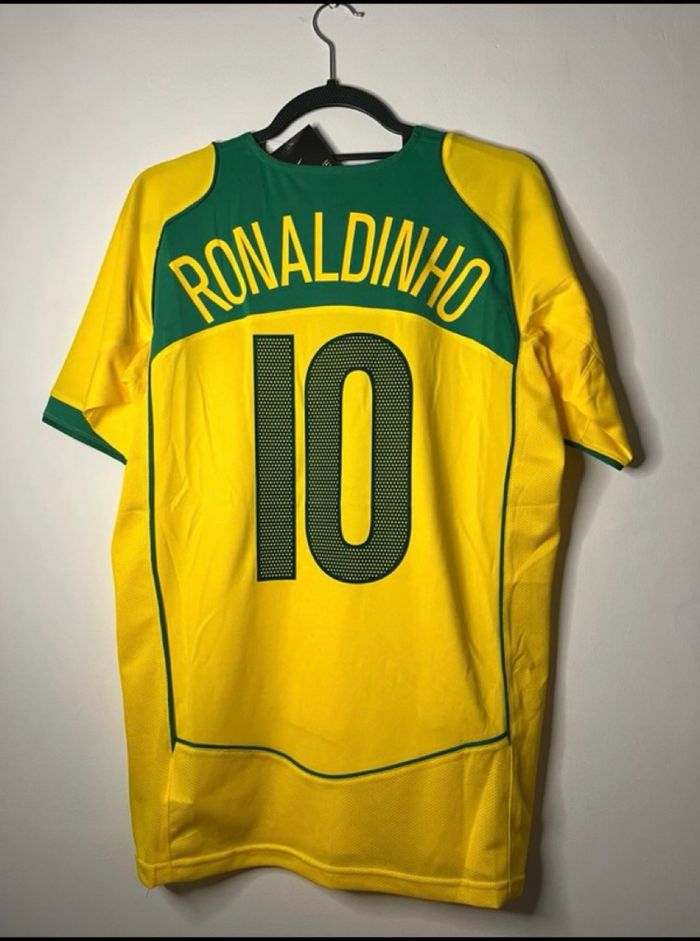 Maillot de football Brésil Ronaldinho 🇧🇷 - photo numéro 2