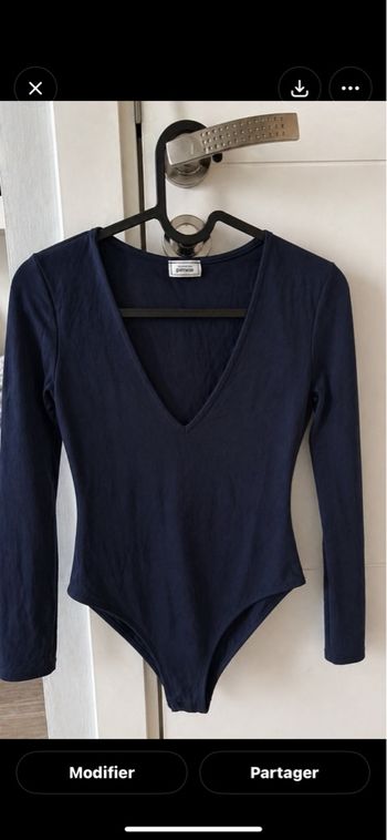 Body Pimkie bleu nuit – décolleté V – très bon état – taille S/M
