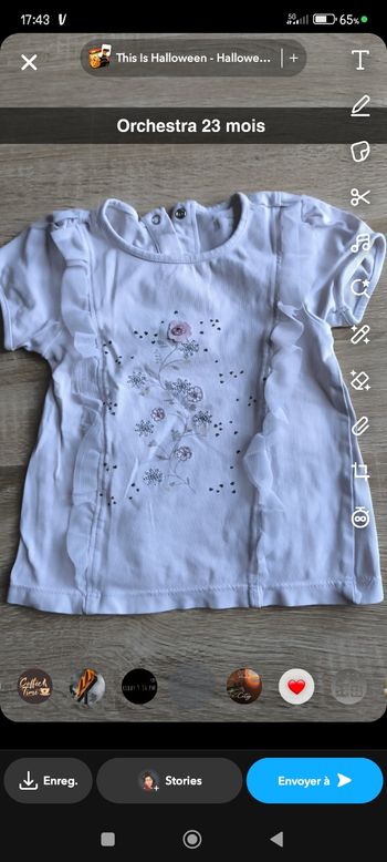 T-shirt 23 mois