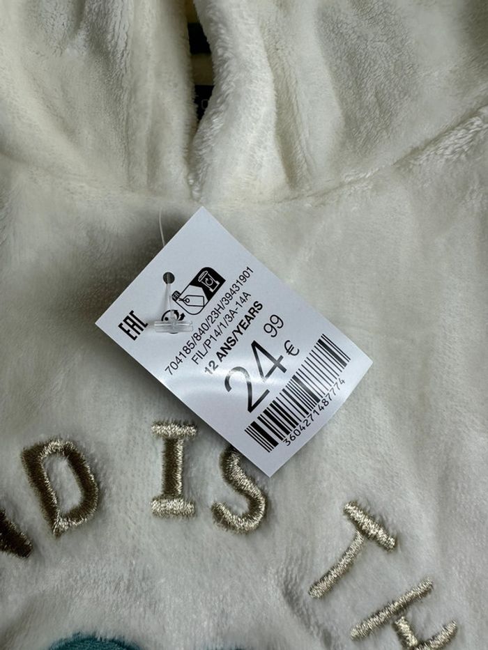 Pull polaire blanc obaibi taille 12 ans - photo numéro 4