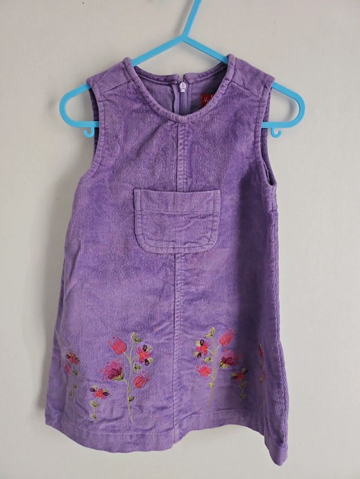 Robe violette fille 2 ans