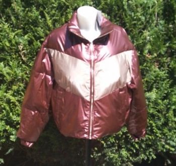 Parka déperlante neuve effet irisée taille M Camaieu