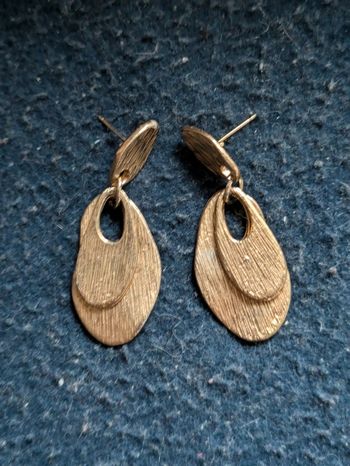 Boucles d'oreilles dorées