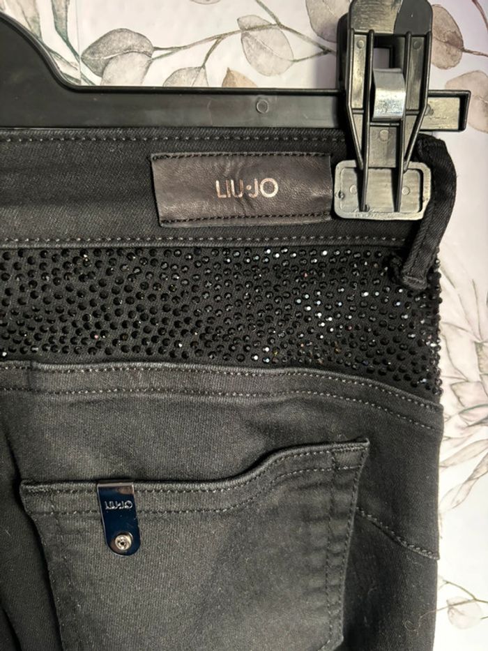 Jean slim noir liu JO - photo numéro 4