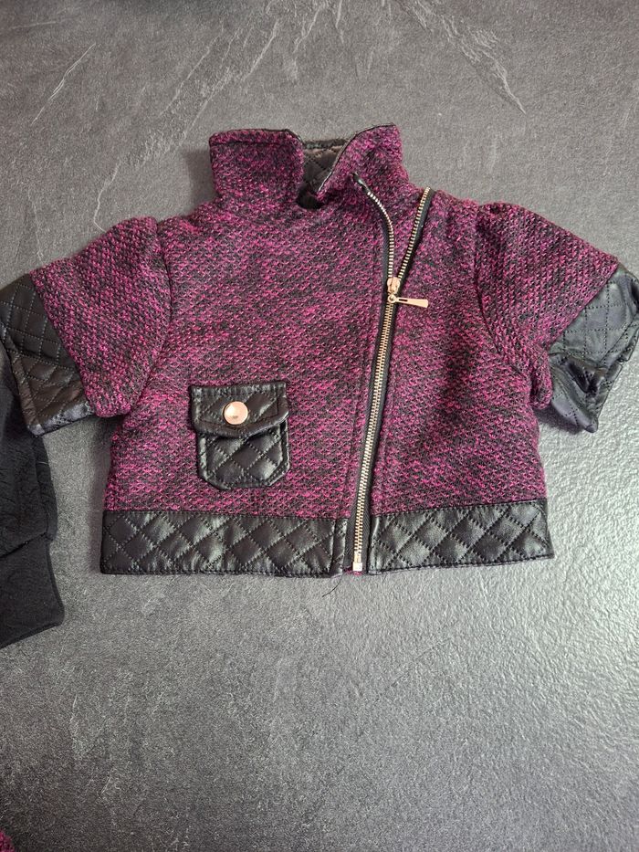 Robe manche longue +petite veste - photo numéro 2