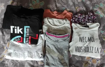 Lot de vêtements hauts fille 12 ans