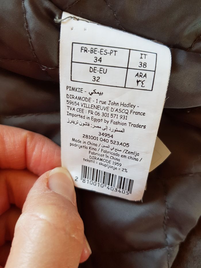 🌨 Manteau caban - Pimkie - T34/S - Neuf 🌨 - photo numéro 6