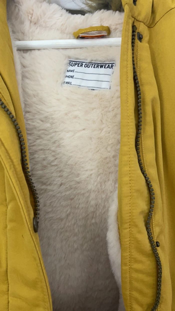Manteau fille moutarde - photo numéro 6