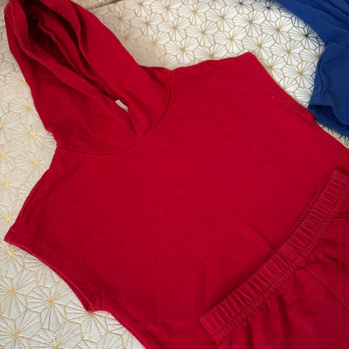 Ensemble sportwear garçon rouge et bleu - photo numéro 4