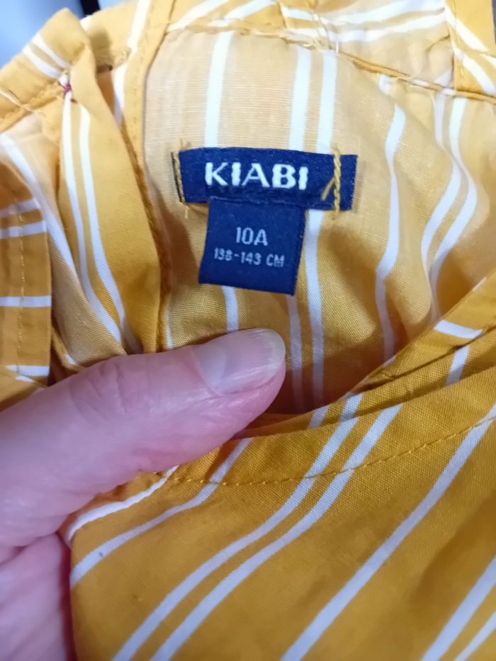 Robe d'été  bretelles à froufrous  KIABI 10ANS - photo numéro 3