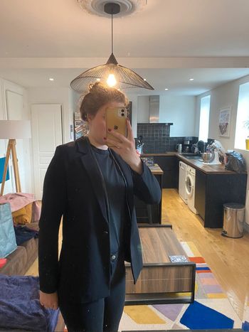 Veste blazer noir ikks en 36