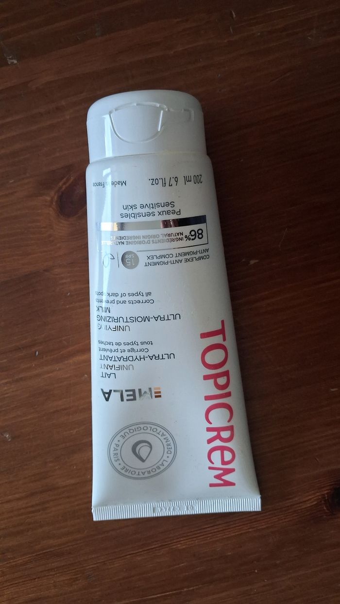 Lait Topicrem corps unifiant ultra hydratant 200ml - photo numéro 4